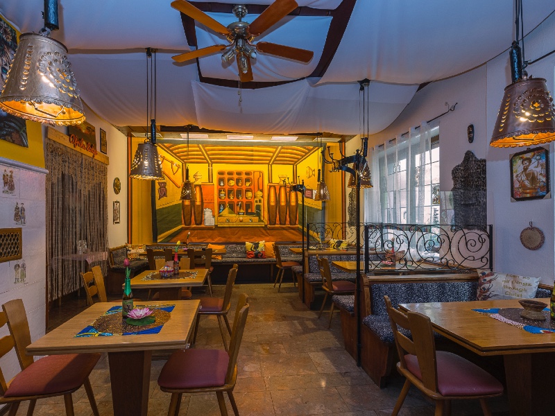 Chicken breast steak with vegetables